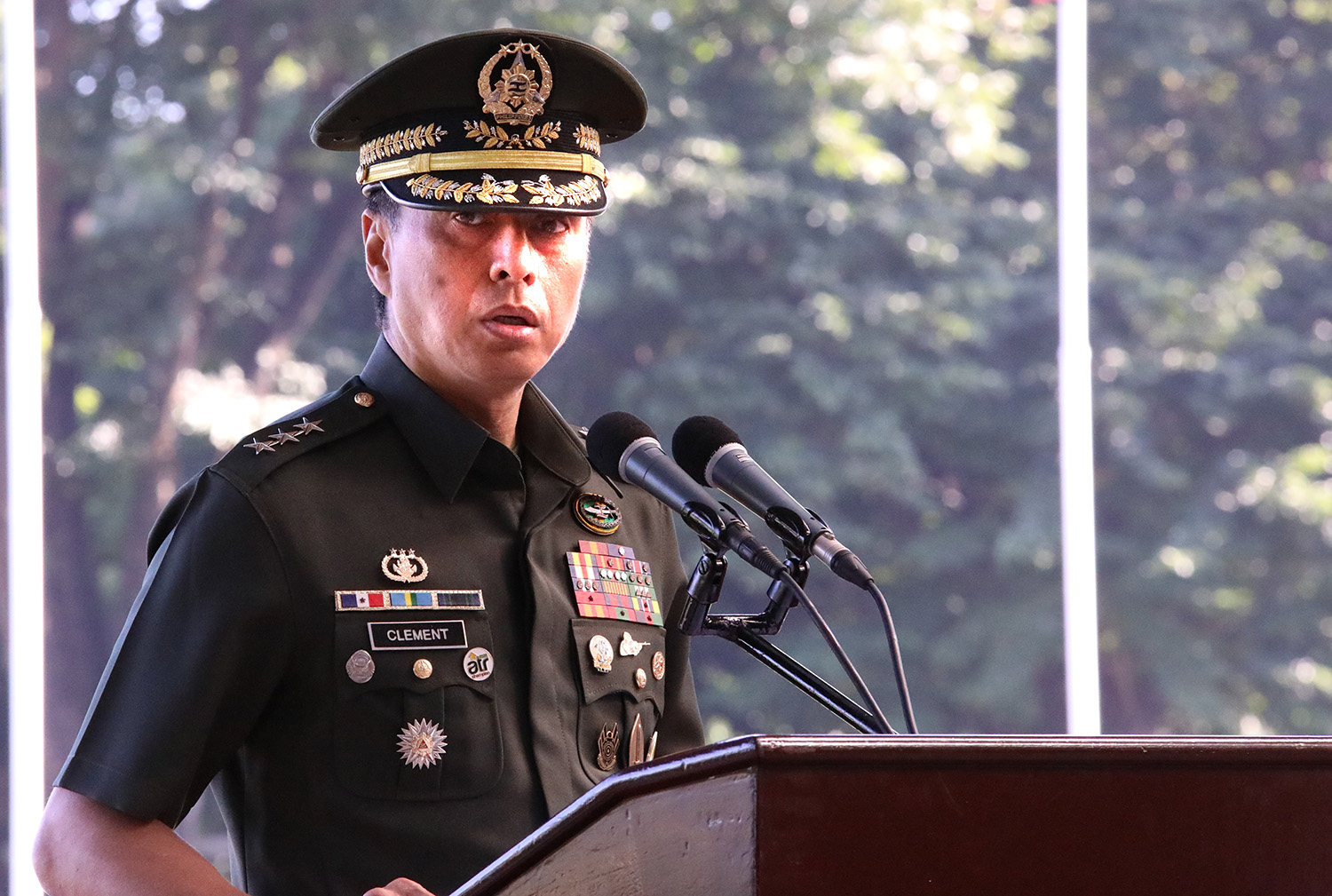 EFFORTS ENOUGH? Military chief Lieutenant General Noel Clement disagrees with a lawmaker's call to halt cadet recruitment at the Philippine Military Academy, where more cases of alleged hazing were recently discovered. File photo by Darren Langit/Rappler 