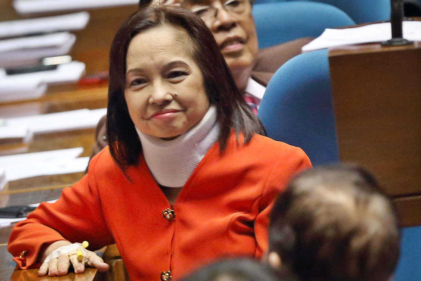 ACQUITTED. With her acquittal, former president Gloria Macapagal-Arroyo can now fully perform her duties as Pampanga 2nd District Representative. File photo by Rolex dela Pena/EPA  