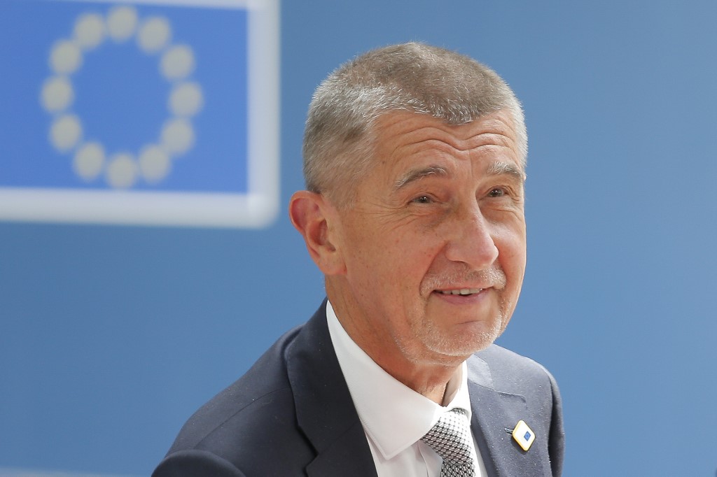 BABIS. Czech Republic's Prime Minister Andrej Babis arrives for an European Council Summit at The Europa Building in Brussels, on June 20, 2019. File photo by Julien Warnand/Pool/AFP 