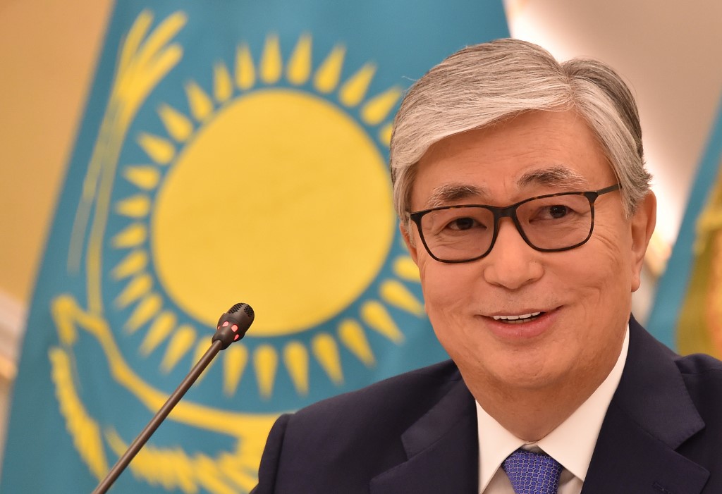 VICTORY. Kazakh president-elect Kassym-Jomart Tokayev speaks to the media during a press at Ak Orda Presidential Palace in Nur-Sultan on June 10, 2019. Photo by Vyacheslav Oseledko/AFP 