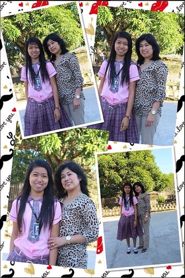 TOGETHER AGAIN. Regie comes home for Gienelle's high school graduation