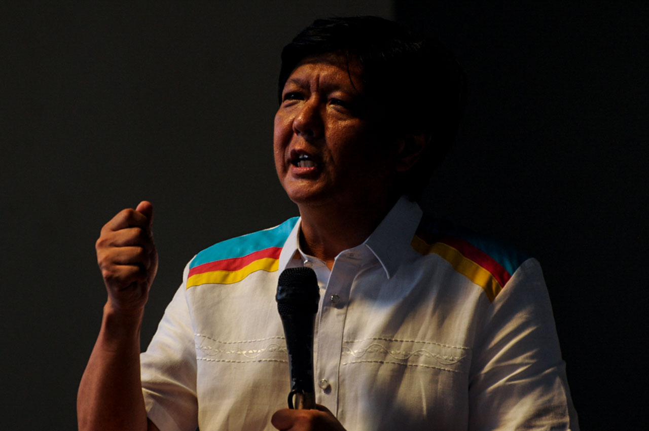 2016 Vice-Presidential Candidate Ferdinand "Bongbong" Marcos continues to visit various places in the north on the second day of his election sortie on Wednesday, February 10. Photo by Jasmin Dulay/Rappler 