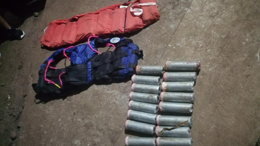 SUICIDE VESTS. These explosive vests were recovered from 3 suspected suicide bombers killed in a clash with Philippine Army troops in Indanan, Sulu, on November 5, 2019. Photo from AFP Joint Task Force Sulu 