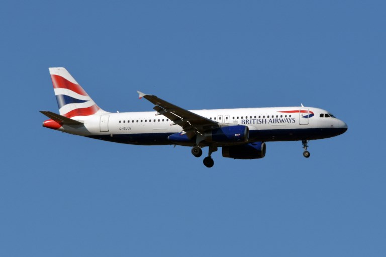 VIRUS IMPACT. A plane of British Airways, which is forced to cancel flights over the novel coronavirus outbreak. File photo by Pascal Pavani/AFP 