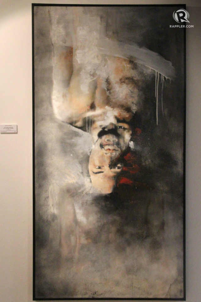 ‘The Sprit is Willing But the Flesh is Weak’ by Francis Arnaez, oil on canvas, for Avella Art Gallery. Photo by Rome Jorge/Rappler