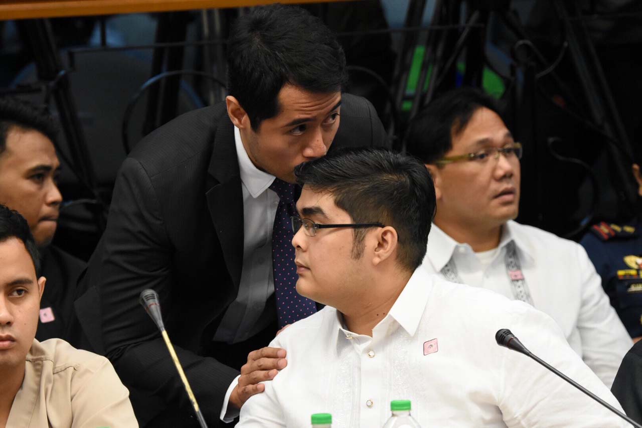 TROJAN HORSE? Could Mark Anthony Ventura been planted by the Aegis Juris fraternity? The Senate committee doesn't want to rule out the possibility. Photo by Rappler 