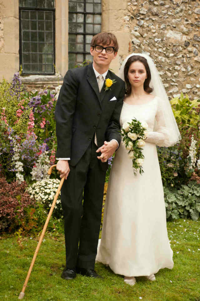TRANSFORMATION. Eddie Redmayne and Felicity Jones as Stephen and Jane. Photo courtesy of Columbia Pictures/United International Pictures  