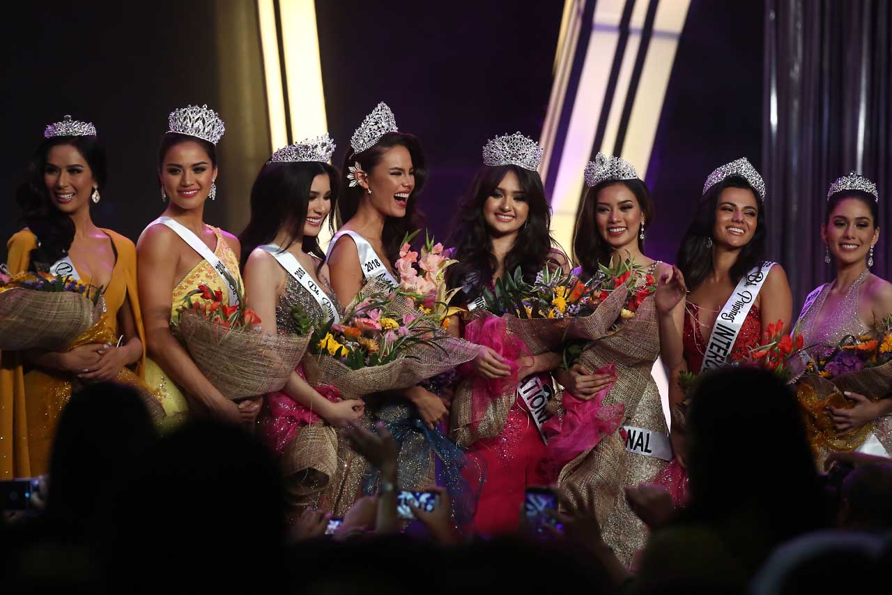 READY FOR 2019. The search for new Binibining Pilipinas queens is on. Photo shows the 2018 queens during coronation night. File photo by Ben Nabong/Rappler  