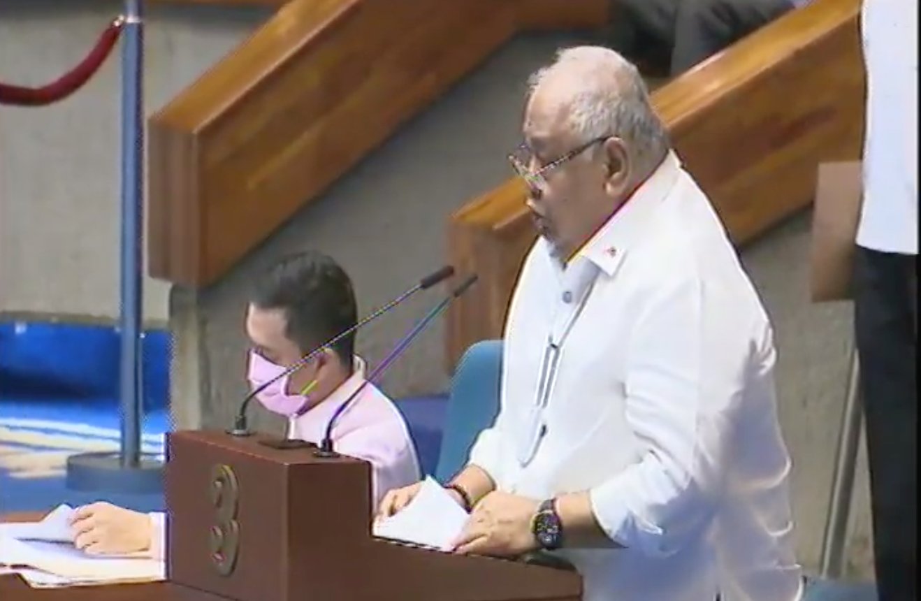EMERGENCY POWERS. Executive Secretary Salvador Medialdea speaks before the House of Representatives on March 23, 2020. Screenshot from House video 