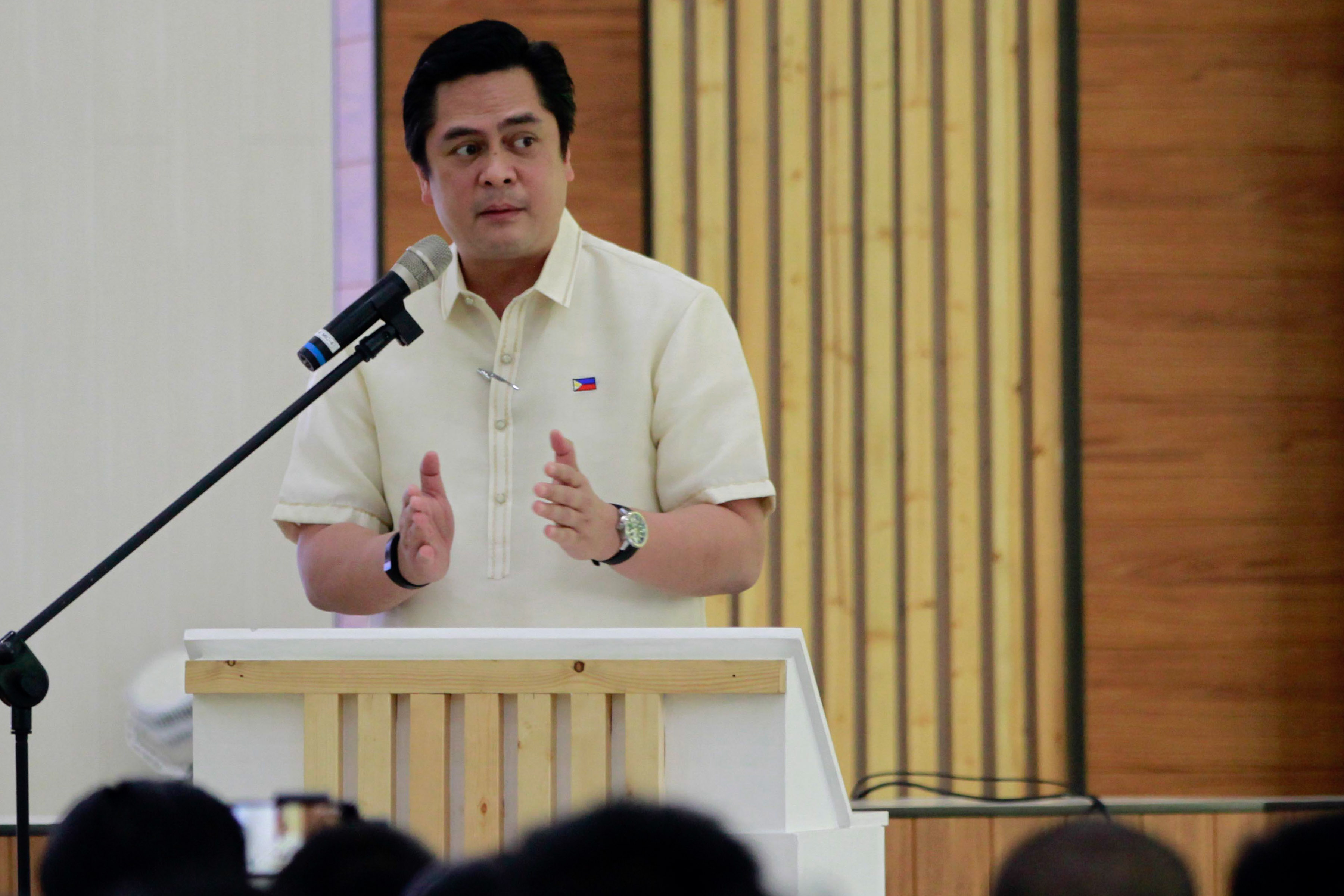 MEDIA CORRUPTION? Presidential Communications Secretary Martin Andanar claims reporters were given as much as $1,000 to cover a press conference called by Senator Antonio Trillanes IV. File photo by Alfred Frias/Presidential Photo 