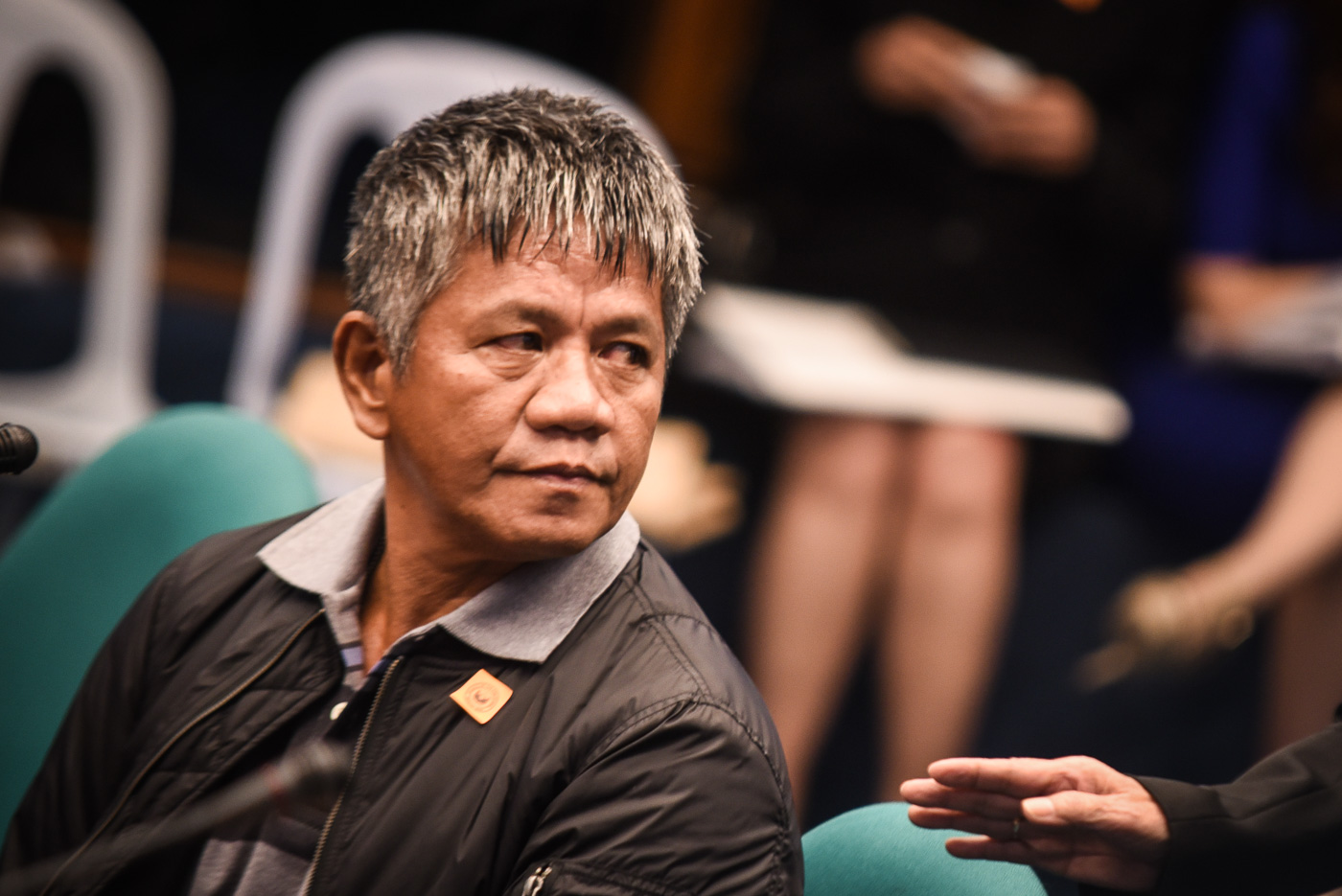 WITNESS. Edgar Matobato, self-confessed former member of the Davao Death Squad, at the Senate on September 15, 2016. File photo by LeAnne Jazul/Rappler 