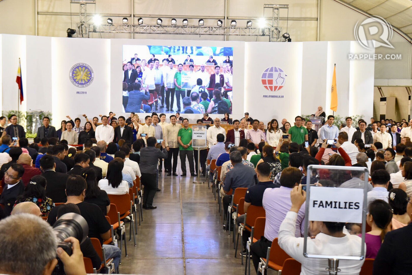 WINNING GROUPS. The Commission on Elections proclaims the winners of the party-list race on May 22, 2019. Photo by Angie de Silva/Rappler 