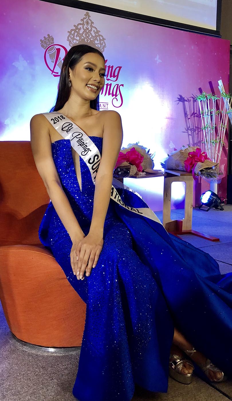 FOR THE CROWN. Jehza Huelar hopes to duplicate the success made by Mutya Datul in 2013. 