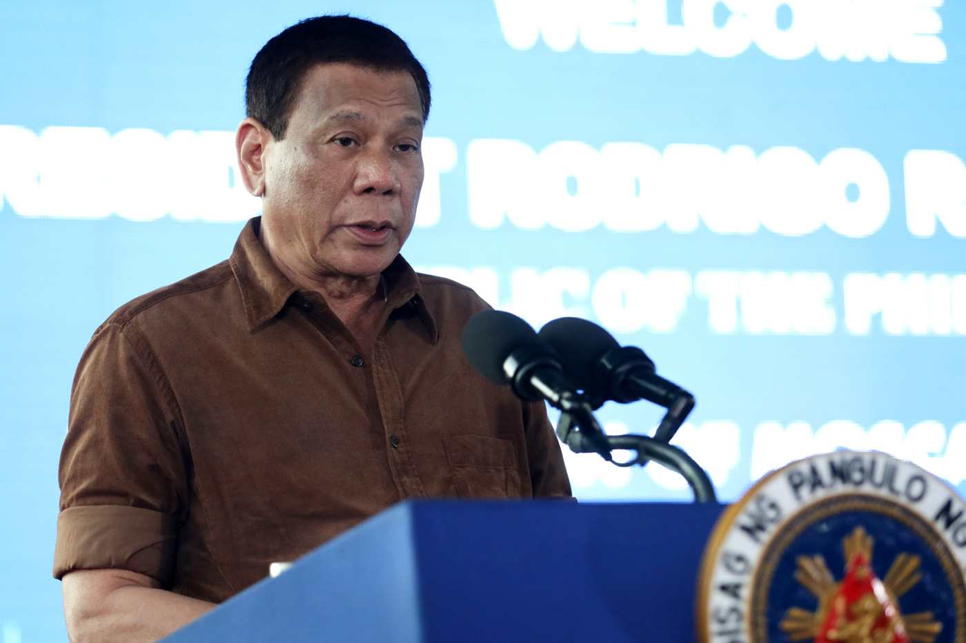 WHERE ARE THE NUMBERS FROM? President Rodrigo Duterte again raises his guess on the number of drug users in the Philippines. Malacañang file photo 