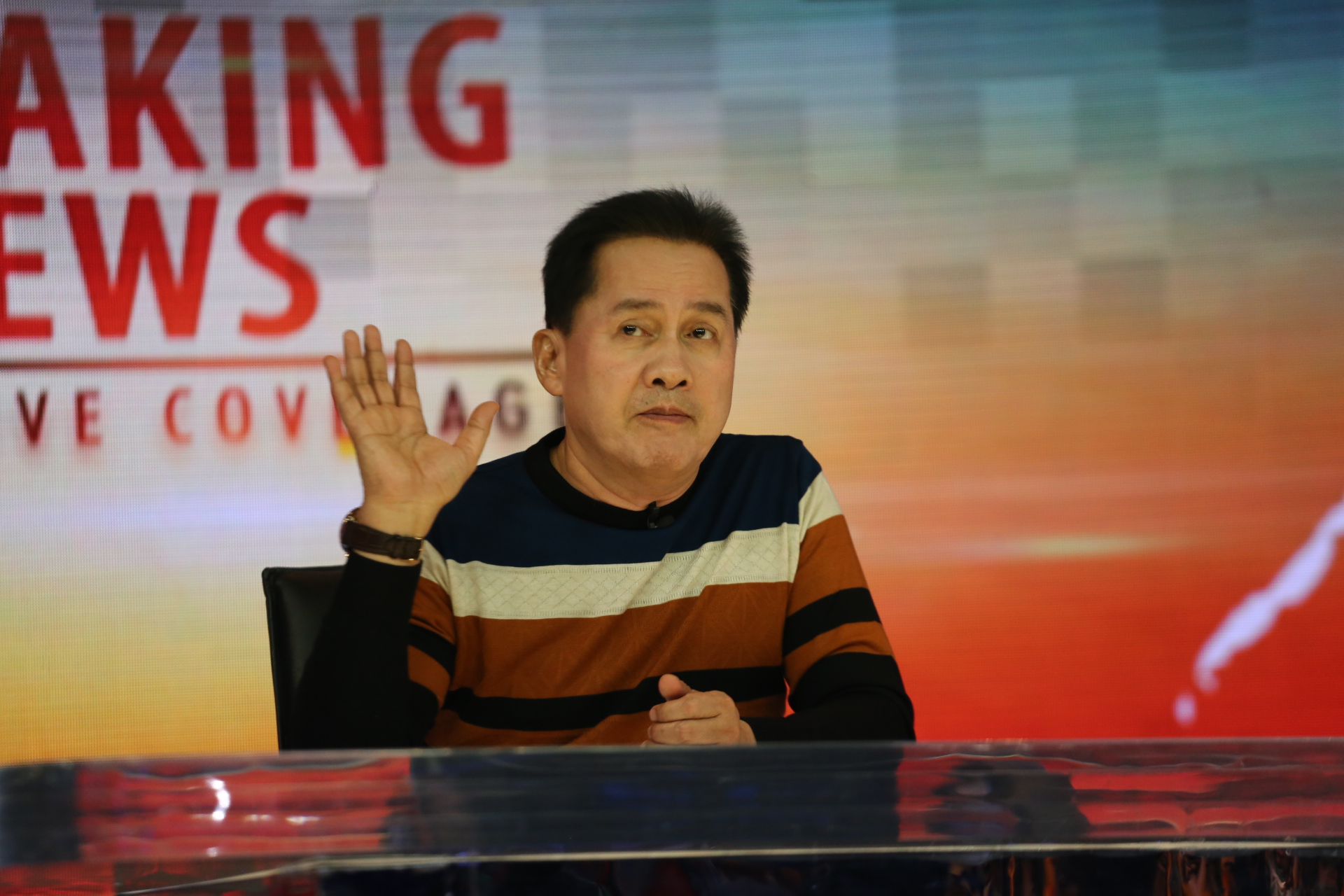 PRAYING FOR DUTERTE. Pastor Apollo Quiboloy says he will continue to pray for his good friend Rodrigo Duterte and the success of Duterte's administration. Photo by Manman Dejeto/Rappler 