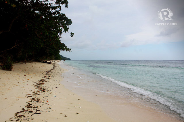 PEACE AND QUIET. One of the many unspoiled white sand beaches in Sibutu 