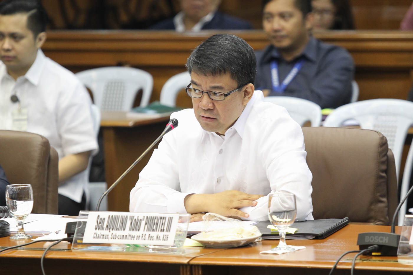 'KANTO-SPEAK.' This is how Senator Koko Pimentel describes Vice President Binay's letter to him asking him to be a man. File photo by Mark Cristino/Rappler  