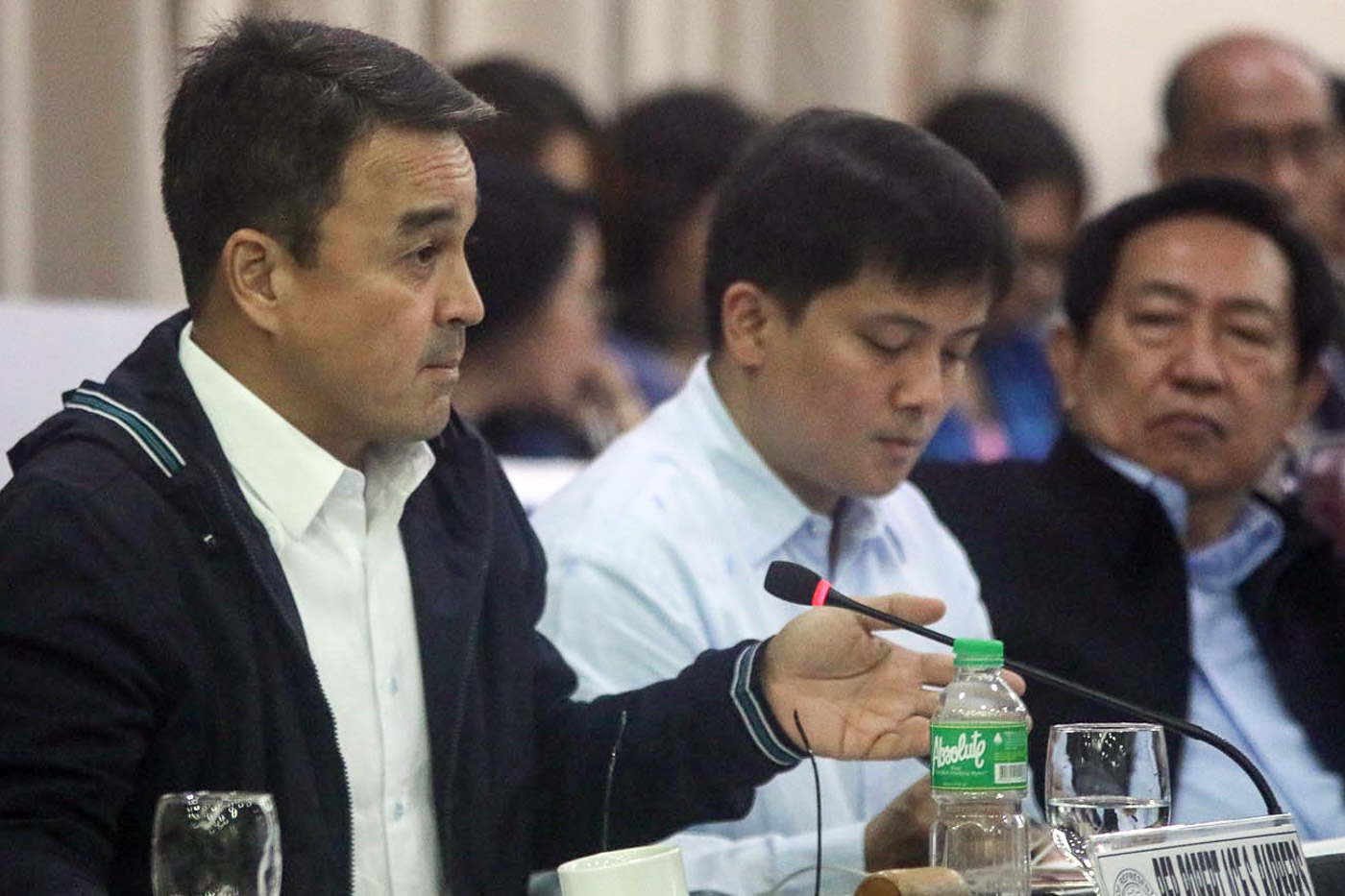 'NOT HER MANDATE'. House Committee on Dangerous Drugs Chair Robert Ace Barbers doesn't see the need for the Vice President to see a list of high-value drug targets. Photo by Darren Langit/Rappler 