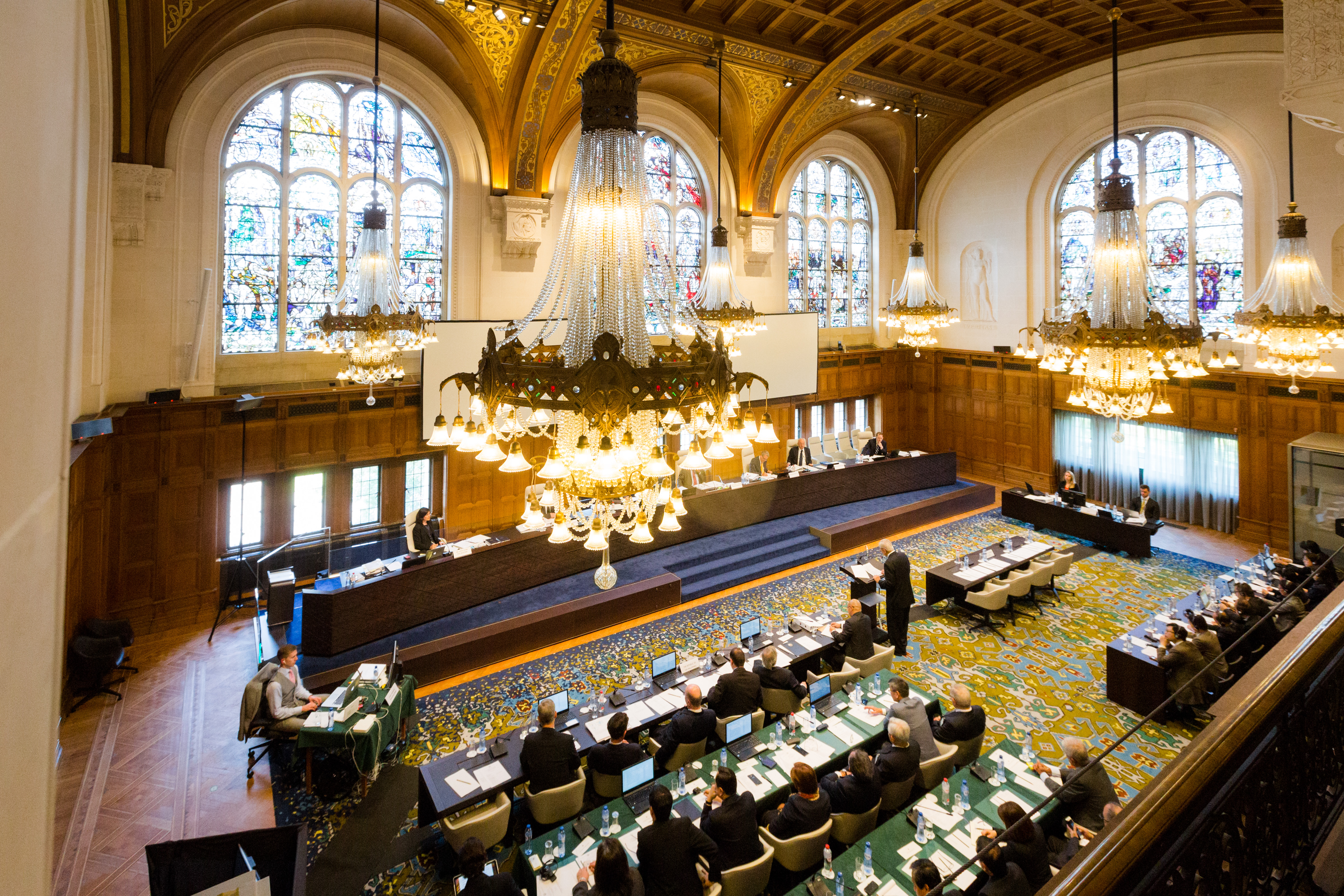 SILENT WITNESS. The venue of the arbitration proceedings is the 100-year-old Peace Palace in The Hague, which also houses the International Court of Justice. Photo courtesy of PCA   