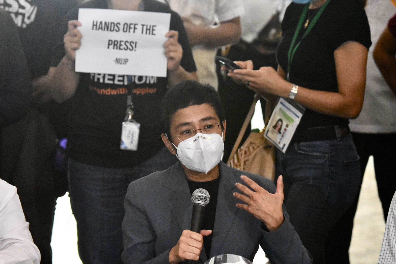 MARIA RESSA. The Rappler CEO and executive editor attends the promulgation of a cyber libel case filed against her and former Rappler researcher Reynaldo Santos Jr at the Manila Trial Court on June 15, 2020. Photo by Angie de Silva/Rappler 