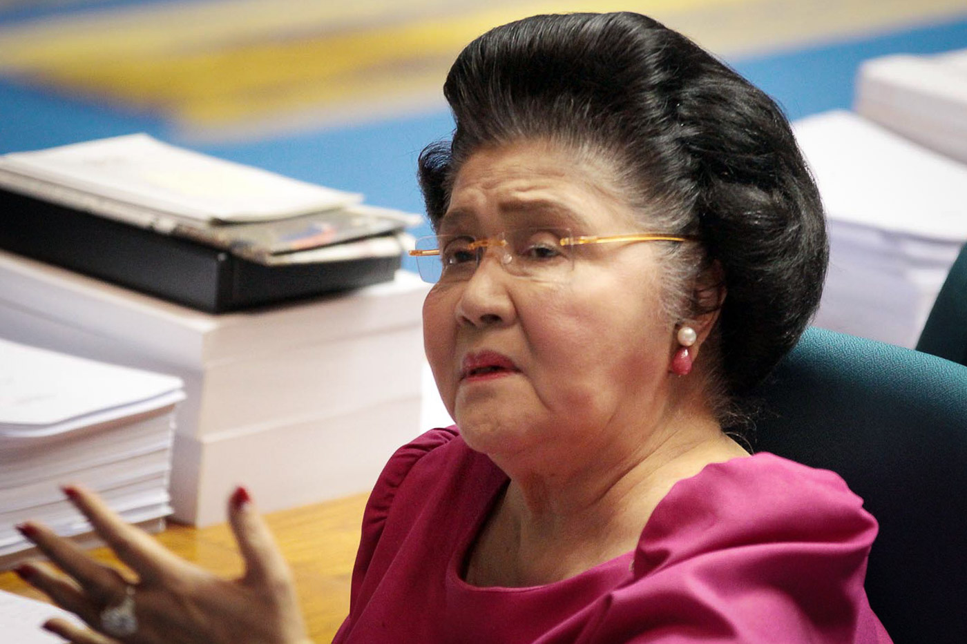 NO-SHOW. Ilocos Norte 2nd District  Representative Imelda Marcos usually attends House sessions, as seen in this file photo, but not from November 12 to 14, 2018. File photo by Darren Langit/Rappler  