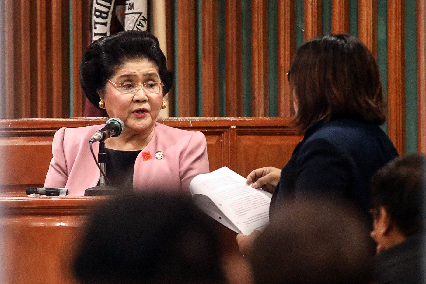 SUPREME COURT. Former First Lady and now Ilocos Norte Representative Imelda is taking her appeal of her conviction straight to the Supreme Court. Photo by Darren Langit/Rappler 