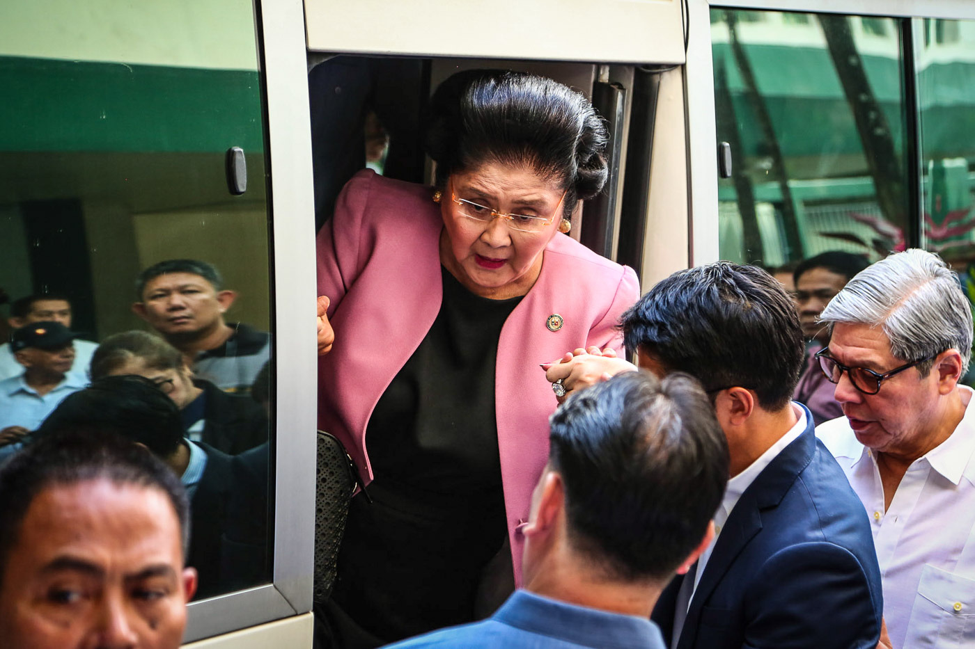 IMELDA. Former first lady and Ilocos Norte Representative Imelda Marcos arrives at the Sandiganbayan on November 16, 2018. Photo by Jire Carreon/Rappler 