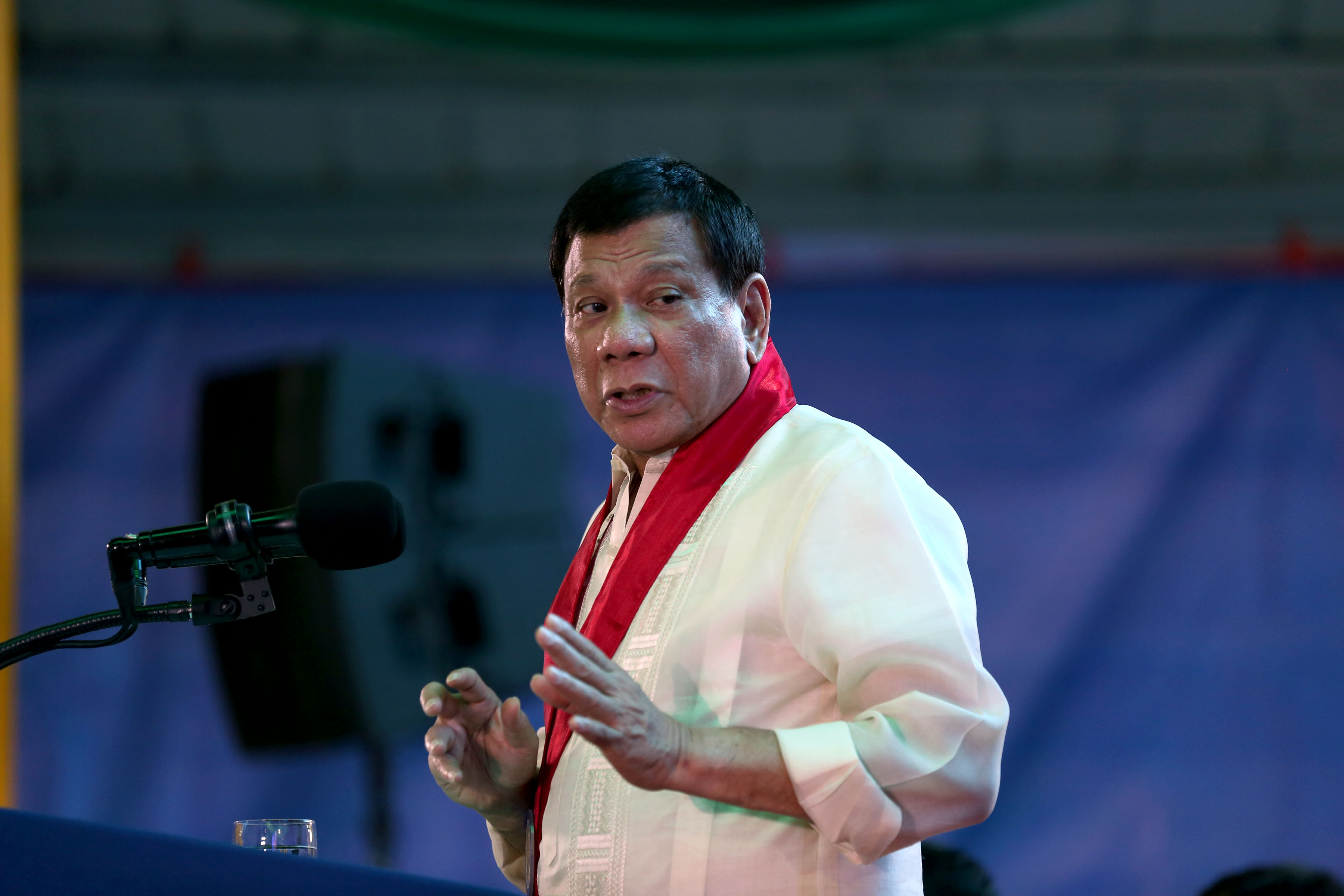 FINAL DECISION. President Rodrigo Duterte finally makes his decision on the bill providing free tuition in state universities and colleges. Malacañang file photo 