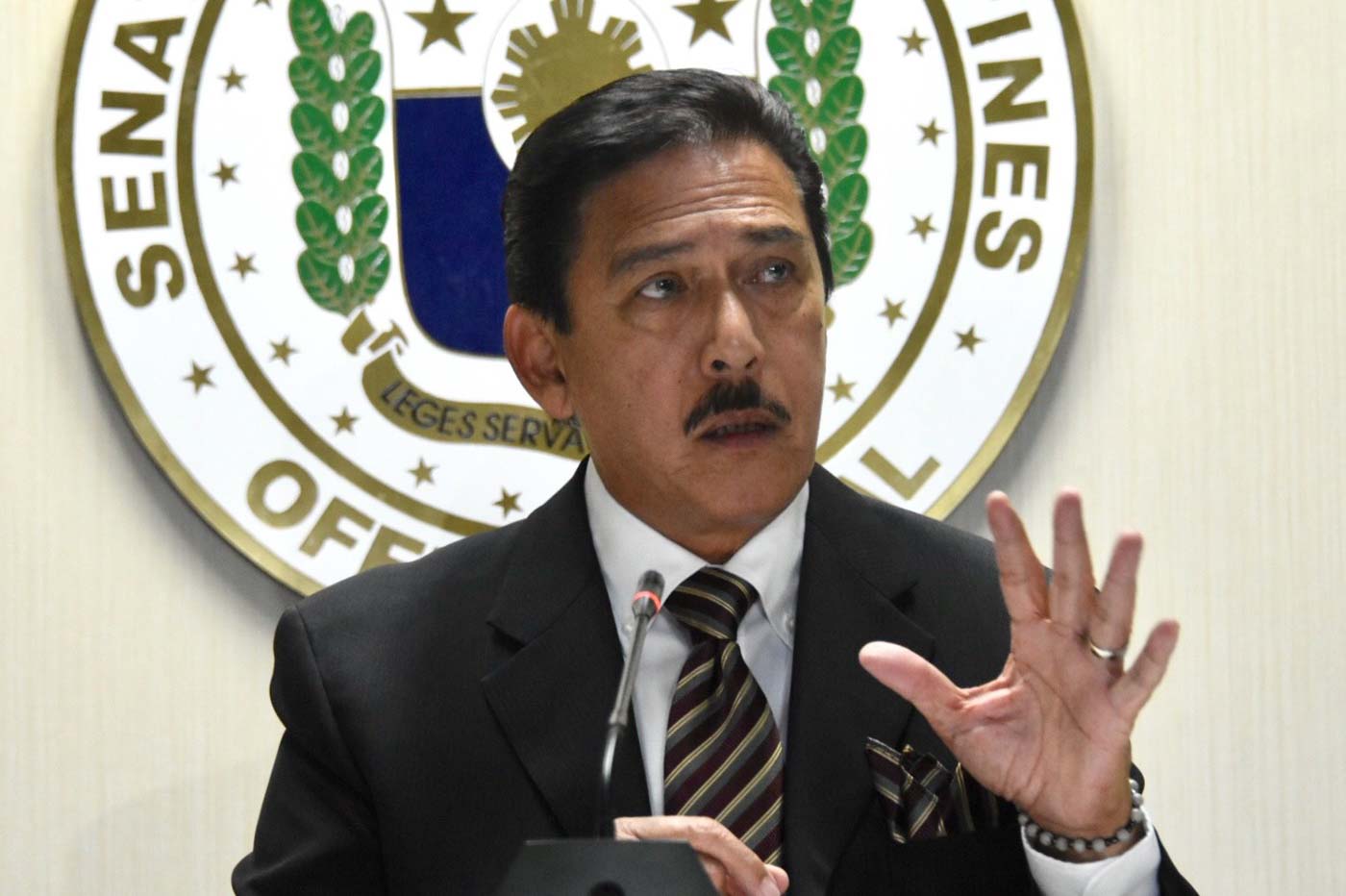 CHINA. Senate President Vicente Sotto III, citing high-level talks, says Beijing recognizes that the West Philippine Sea belongs to Manila. Photo by Angie de Silva/Rappler  