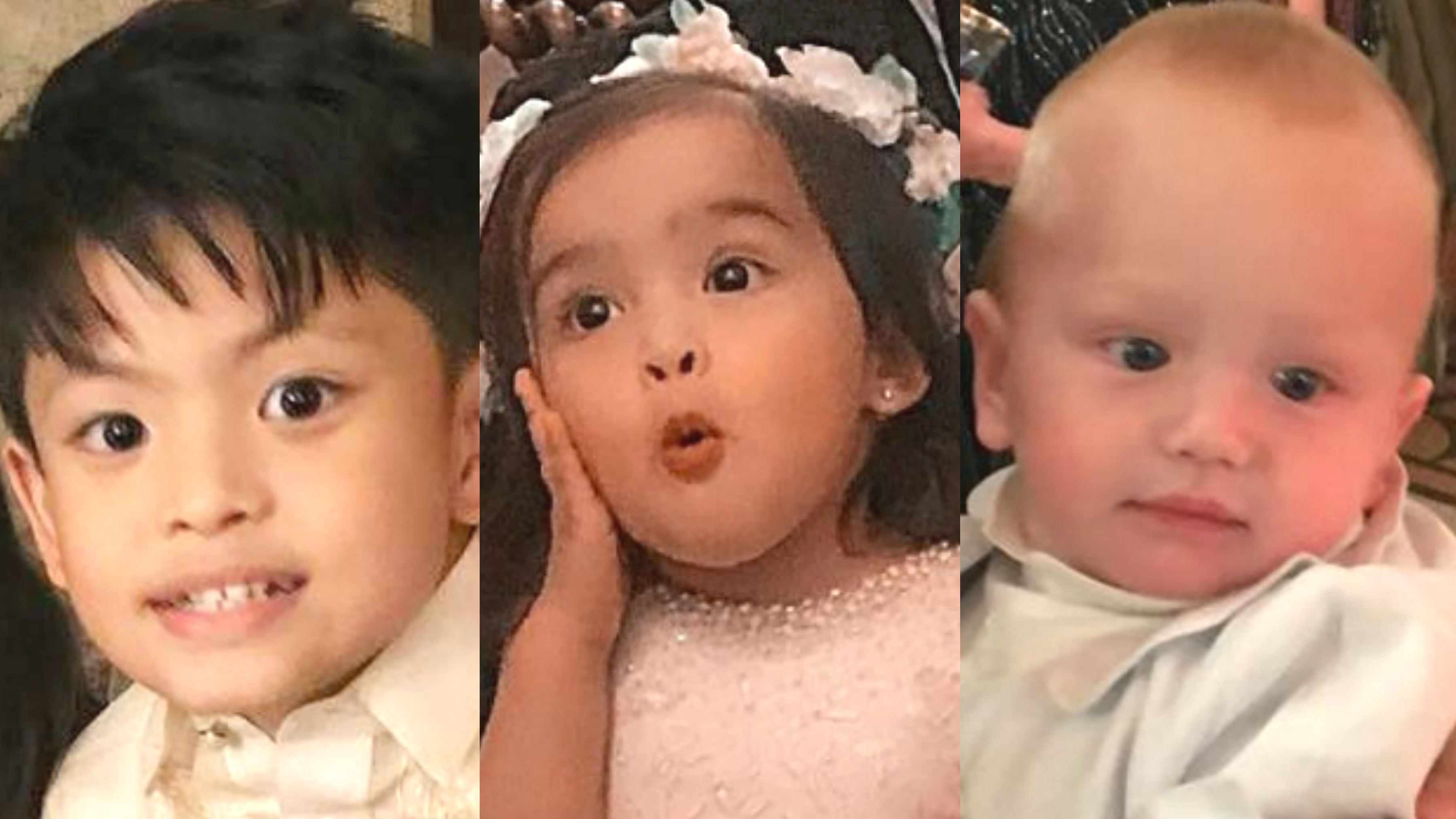 CELEBRITY KIDS. Nate Alcasid, Maria Letizia Dantes, and Archie Burnand attend the Vicki Belo- Hayden Kho wedding with their parents in Paris. Screengrab from Instagram/@reginevalcasid/@bcbench/@michaelcinco5 