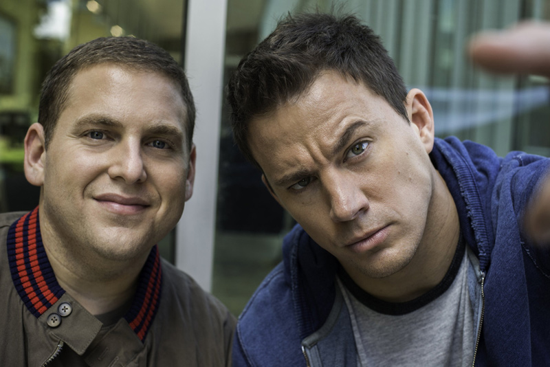 JONAH AND CHANNING. The pair carries '22 Jump Street.' All photos courtesy of Columbia Pictures