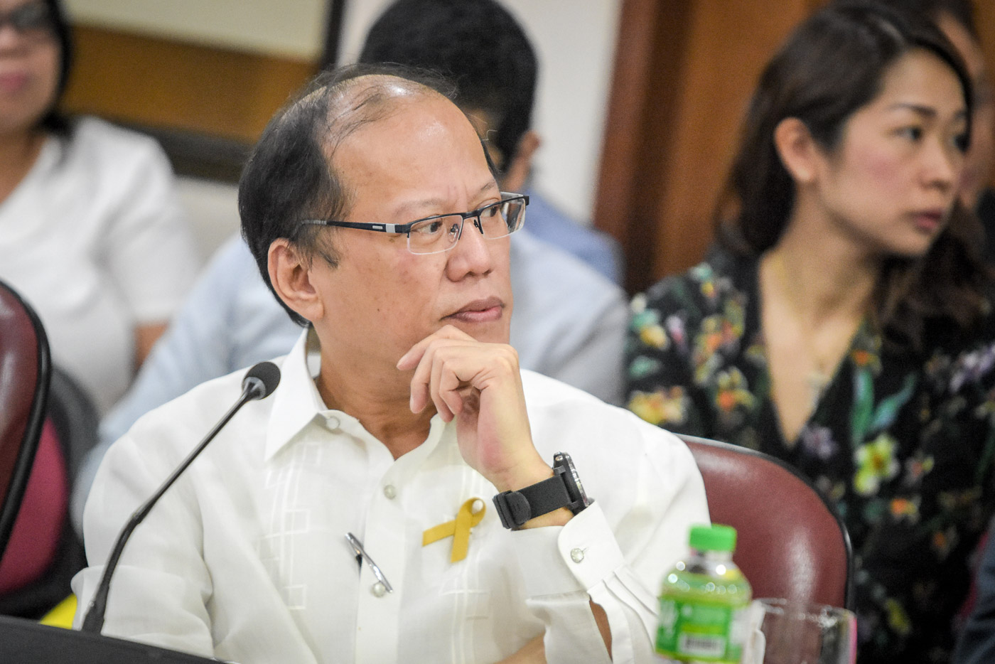 NOT YET. Former president Benigno Aquino III says he has no plans to run for senator in 2019. File Photo by LeAnne Jazul/Rappler    