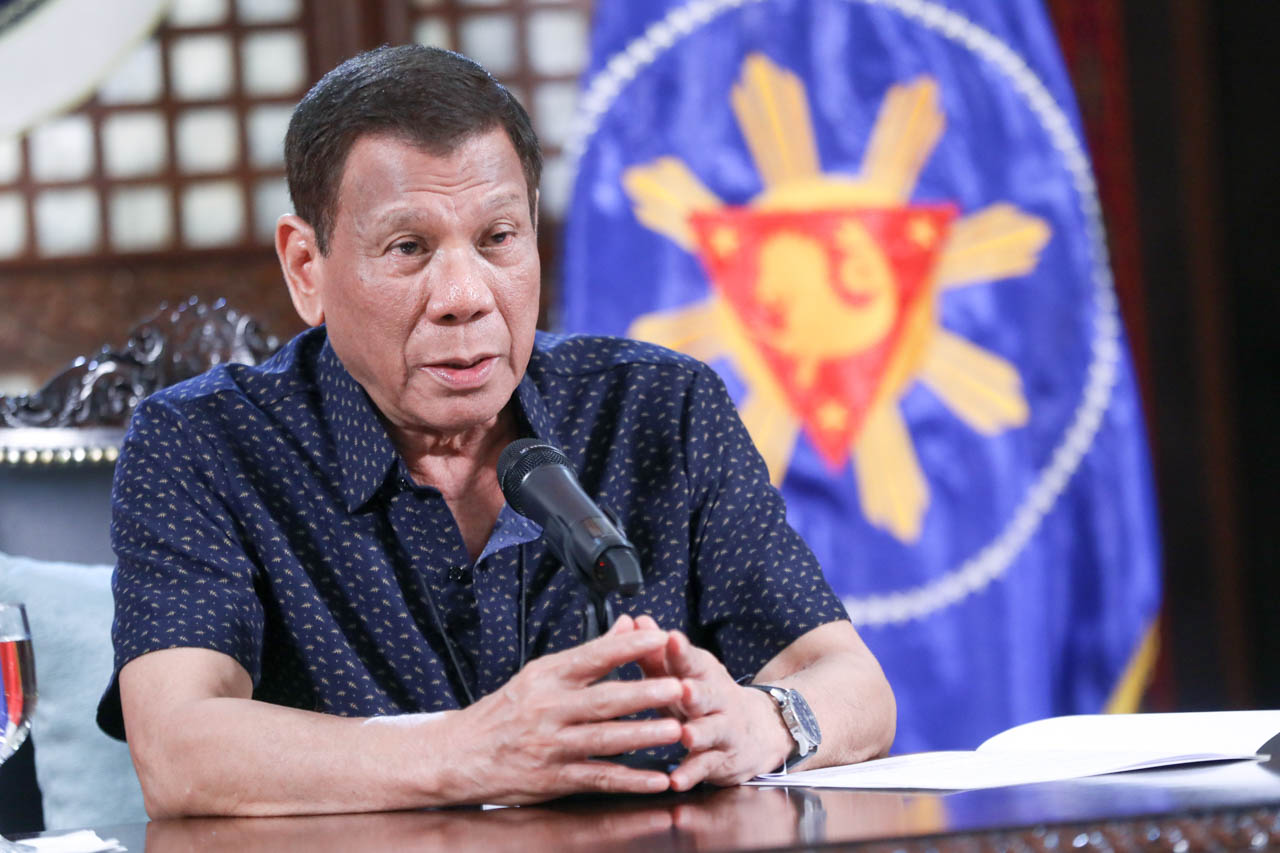 FUNDS NEEDED. President Rodrigo Duterte delivers another briefing on the government's efforts to address the coronavirus outbreak. Malacañang photo 