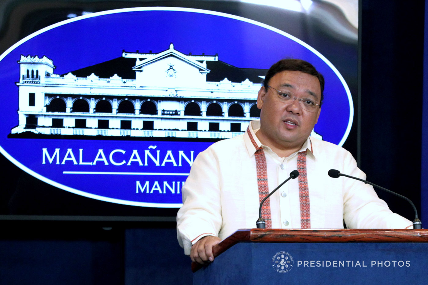 PALACE PROBE. Presidential Spokesperson Harry Roque says the Palace is looking into the DOT ad placements with PTV-4. Malacañang file photo  