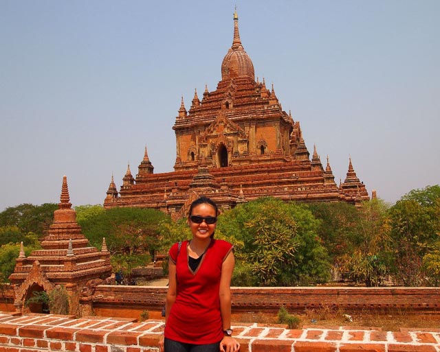 Touring Myanmar. Photo provided by Lyndsay Cabildo  