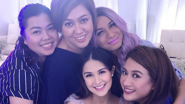 BABY SHOWER. Marian Rivera is given abother baby shower as she waits for the arrival of her son. Photo show Marian with her friends including Ana Feleo and Boobay. Screenshot from Instagram/@boobay7 
