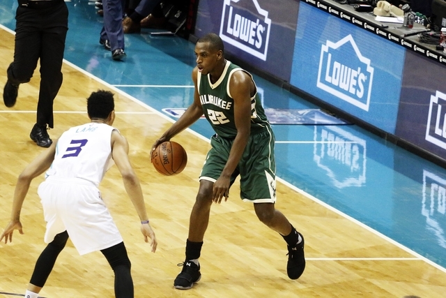 STAYING. Khris Middleton says he still wants to be with the Milwaukee Bucks. Photo by Paul Mata 