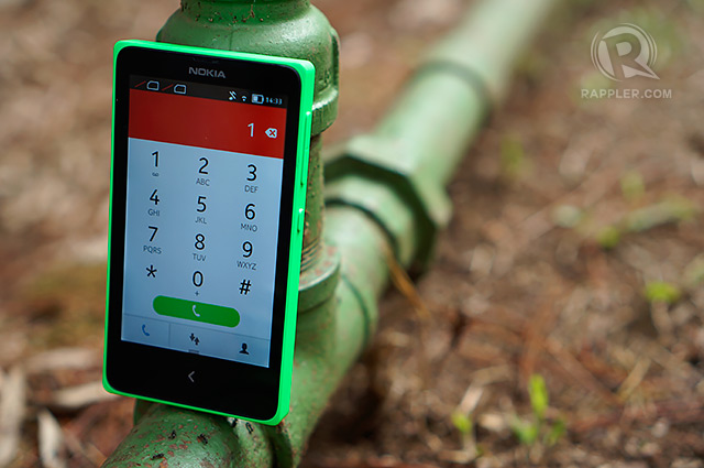 PIPE DREAM. And Android-powered Nokia smartphone held much promise but the Nokia X falls short of expectations. Photo by Michael Josh Villanueva / Rappler