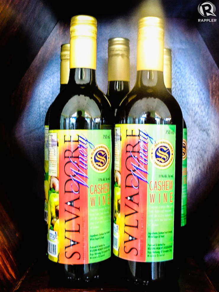 SALVADORE. Made from cashew and duhat, Salvadore wine is also medicinal. Photo by Bobby Lagsa/Rappler
