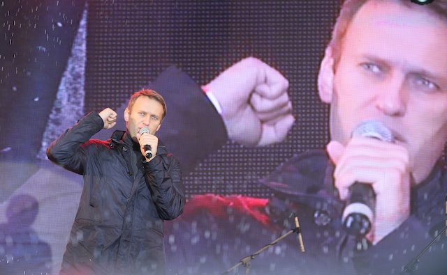 BACKED. Alexei Navalny is nominated to run against Vladimir Putin in the 2018 Russian elections. Rappler file photo  