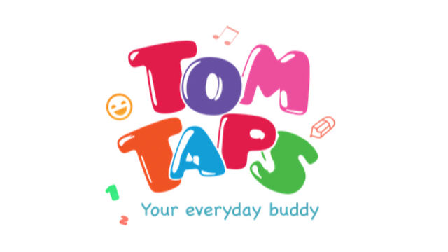TOM TAPS. The Tom Taps logo. All screenshots taken from inside Tom Taps app.