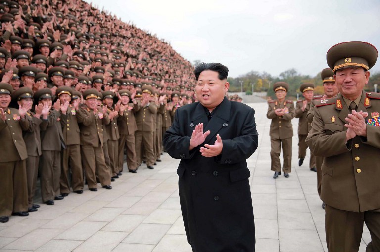 NORTH KOREA'S MISSILE. This file photo released from North Korea's official Korean Central News Agency shows North Korean leader Kim Jong-Un attending a meeting of military education officers in Pyongyang in November 2015. File photo by KCNA/AFP 