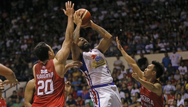 SCORING MACHINE. Romeo Travis hits the half century mark to lift Magnolia to the Governors' Cup finals. Photo from PBA Images 