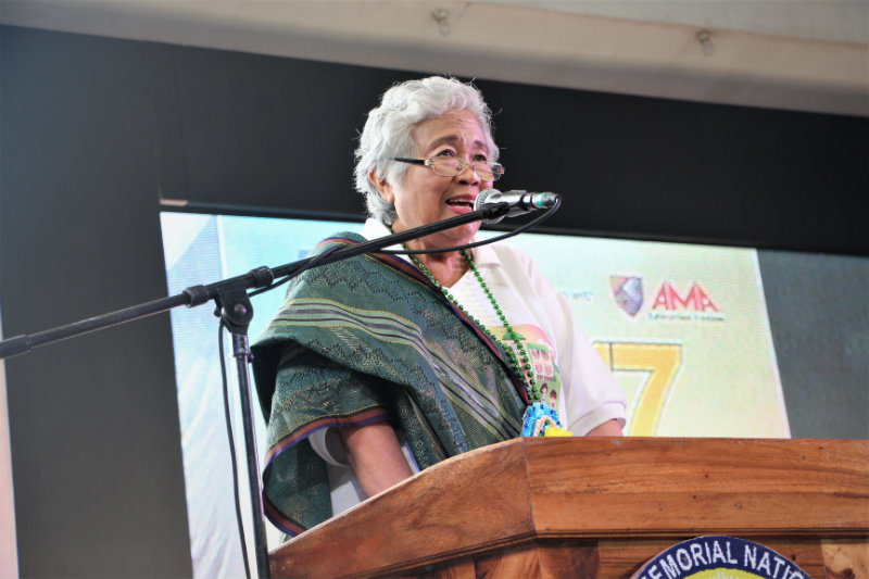 SUPPORT. Department of Education Secretary Leonor Briones says the random drug tests for public elementary and secondary teachers  will be conducted to support President Rodrigo Duterte's anti-illegal drug campaign. Photo by Apple Danuco/ Rappler 