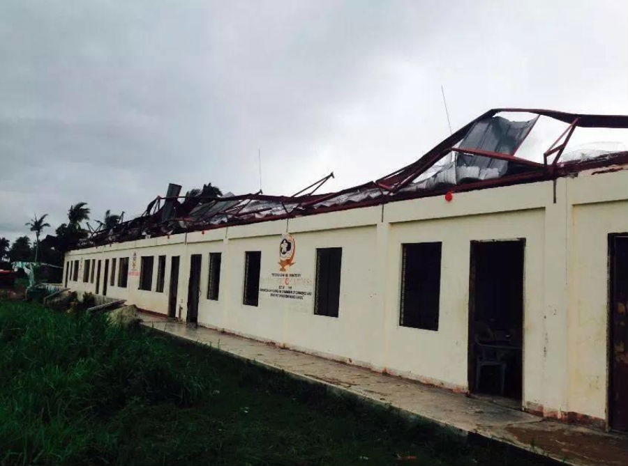 DEVASTATION. A few weeks after Typhoon Glenda, classrooms in the Southern Luzon State University Tiaong Campus are still damaged. All photos by Venedie Atienza.