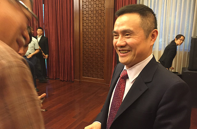 PHILIPPINES-CHINA TRADE. Wu Zhengping, a Chinese ministry of commerce official, says the Philippines and China will resume a trade dialogue through a joint commission after a 5-year hiatus. Photo by Paterno Esmaquel II/Rappler  