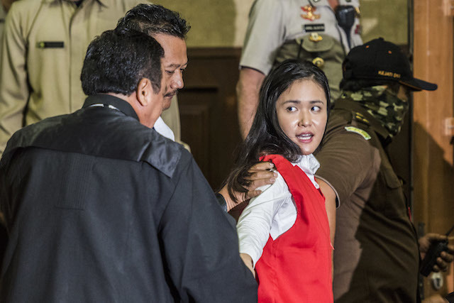 SIDANG PERDANA. Jessica Wongso menjalani sidang perdana di Pengadilan Negeri Jakarta Pusat pada tanggal 15 Juni. Foto oleh M Agung Rajasa/ANTARA 