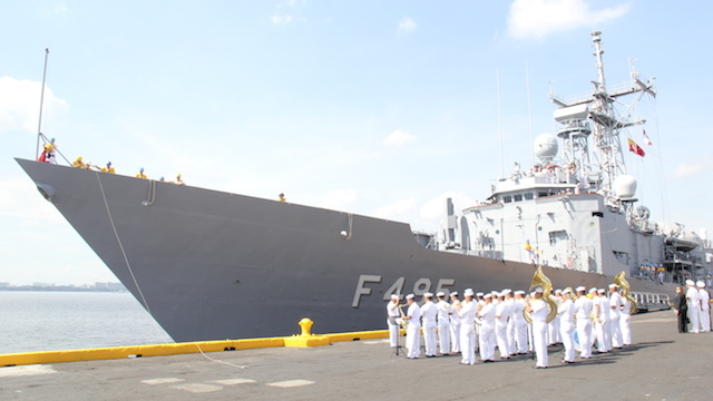 HISTORIC. A Turkish navy ship visits the Philippines for the first time. PH Navy photo 