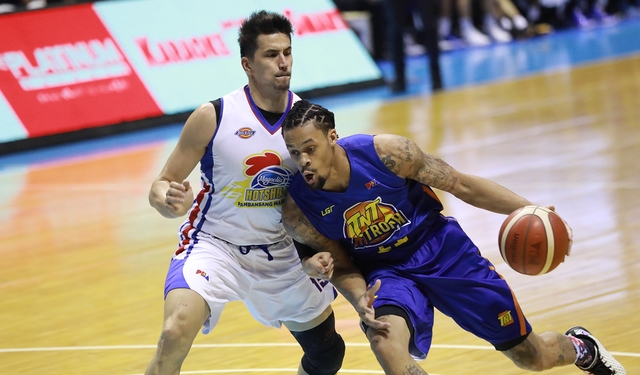 ON TO THE NEXT. KJ McDaniels and TNT prevent Magnolia from forcing a do-or-die match. Photo from PBA Images  