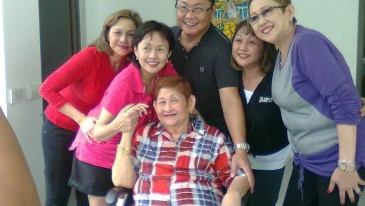 REST IN PEACE. Milagros Santos passes away at 93 on April 1. Photo from Vilma Santos' Instagram account 